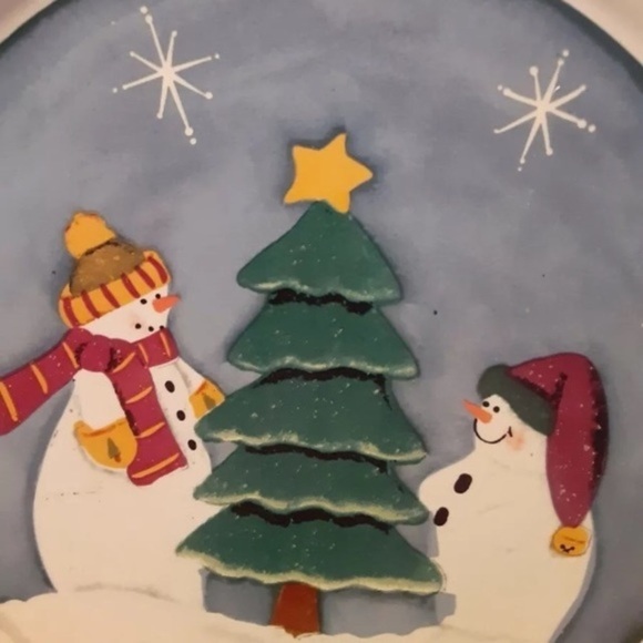 Vintage Christmas Plate - Picture 2 of 5